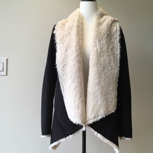 Me Jane faux fur lined coat